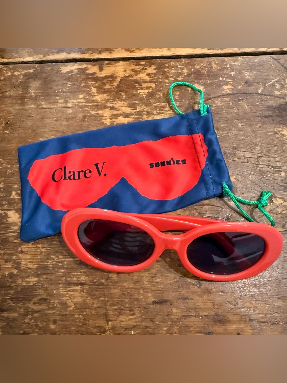 Clare V. Julia Sunnies in Red